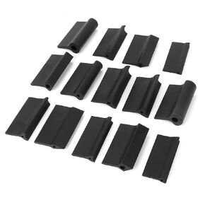Rubber Sandpaper Mat, 14Pcs Contour Sanding Block, Flexible Contour Polishing Pad Woodworking Tools for Grinding and Polishing of Automobiles, Metal, Wood Products
