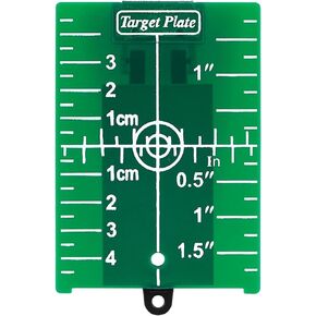 Green target (green) TP01G-Magnetic Floor Laser Target Plate Card with Stand for Green Beam Applications Enhancing the Visibility of Green Laser Lines or Points 2 Times Hand tools, no electri