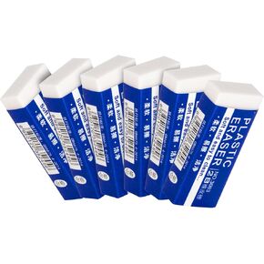 12 Pack Pencil Erasers, Large White Erasers for School, Art Erasers for Kids Drawing Bulk