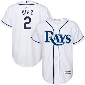 Yandy Diaz Tampa Bay Rays MLB Kids 4-7 White Home Player Jersey