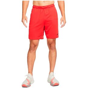Nike DF Knit Short 6.0 Training Shorts Red | Black Small