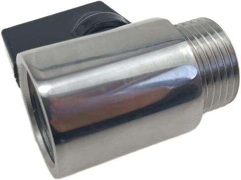 JOWIN الفولاذ المقاوم للصدأ 304 G5/8 بوصة ذكر إلى أنثى الخيوط البيرة خط اغلاق الكرة صمام مع سيليكون O-حلقة لمقرنة البرميل أو عرقوب in Kuwait