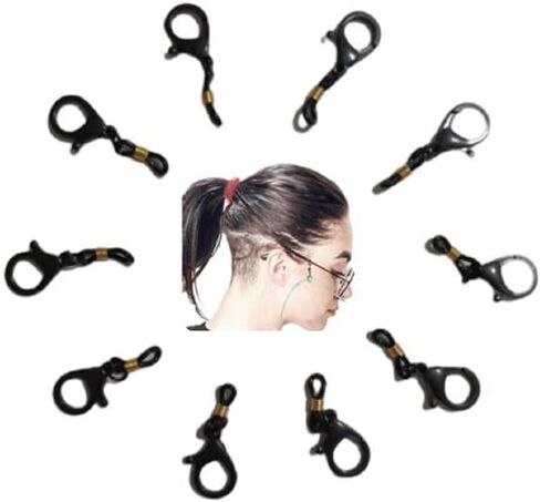 Oxygen Tube Holder Clips for Glasses Nasal Oxygen Cannula Ear Protector Cannula Hanging Organizer Oxygen Hose Holder Ear Pain Relief for Seniors, Children, Adults Pack of 10 in Saudi Arabia
