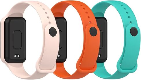 3 عبوات من الأربطة البديلة المتوافقة مع Amazfit Band 7، أربطة بديلة من السيليكون الناعم لـ Amazfit Band 7 in Saudi Arabia