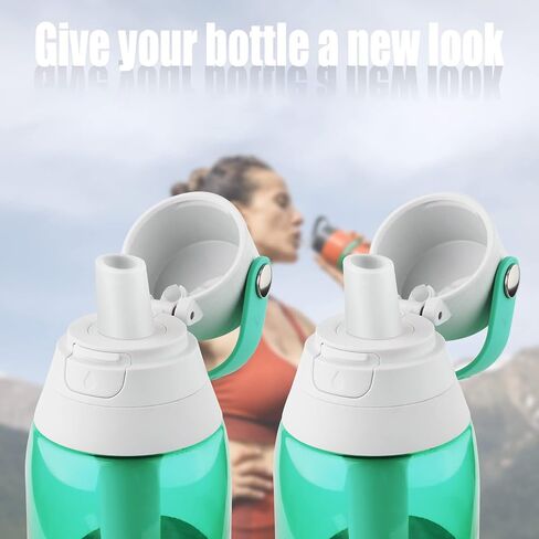 Bite Valve Replacement Compatible with Brita Water Bottle & Brita Filter Water Bottle Replacement Mouthpiece, 4pcs Apply to Brita Insulated Filtered Silicone Water Bottle Spout Accessories in Saudi Arabia