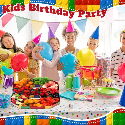 Mifoci 13.7" Building Block Party Cupcake Cardboard Number for Charcuterie Bricks Birthday Party Fillable Paper Mache Chocolate Candy Cake Decorative Gift Box(Number 5) in Saudi Arabia