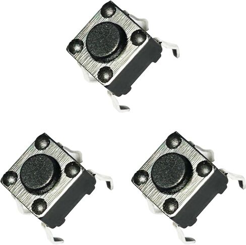 30 Pcs 6x6x4.3 mm DIP Tact Button Switch 4 Pin Micro PCB SMD SMT Momentary Tactile Tact Push Button Switch 4 Pin in Saudi Arabia