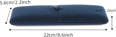 iSuperb Royal Blue Velvet Necklace Long Chain Box Jewelry Gift Box Pendant Bracelet Jewelry Packaging Boxes for Wedding Engagment Proposal Gift in Kuwait