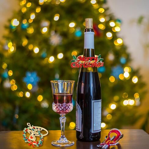 مجموعة حلقات المناديل المكونة من 6 قطع، حلقات مناديل عيد الميلاد، حلقة منديل الغزلان، حلقات منديل إكليل عيد الميلاد، حلقات منديل شجرة عيد الميلاد، حوامل مناديل عيد الميلاد الذهبية لمناديل القماش لتزيين طاولة عيد الميلاد in Kuwait