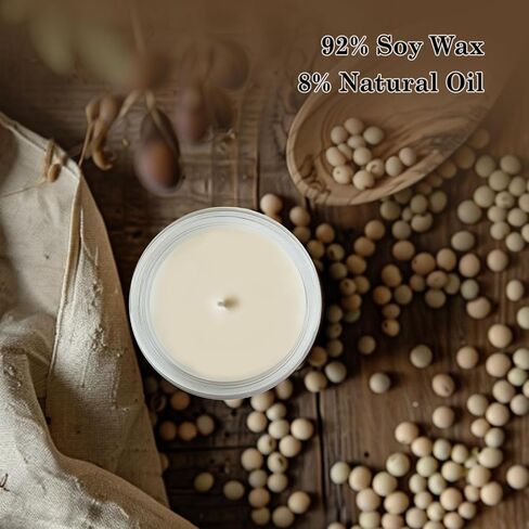 Caramel Coffee Scented Candles for Home, Candles Gift for Women Men, Aromatherapy Candles for Home Scented, Soy Candles, White Jar in Saudi Arabia