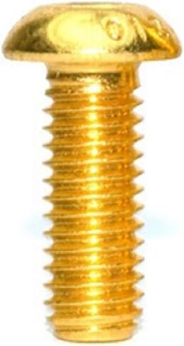 50pcs M3 12.9 Screws Allen Screw Hex Socket Button Head Cap Screws Hexagon Bolts Gold (10mm) in Saudi Arabia
