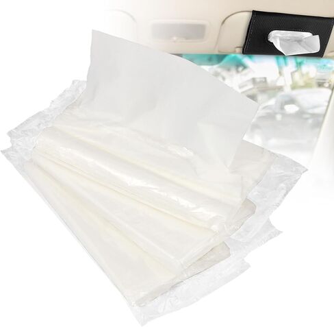Car Tissue Refills, 3Packs Facial Tissues for Auto Visor Tissue Holder, Ultra Soft Facial Tissue, 3-Ply, 50 Sheets Each Pack, 150 Sheets Tissues Refillable in Saudi Arabia