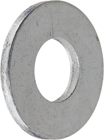 Small Parts 03WM Steel Flat Washer, Zinc Plated Finish, ASME B18.22.1, No. 3 Screw Size, 7/64" ID, 1/4" OD, 0.020" Thick (Pack of 100) in Saudi Arabia