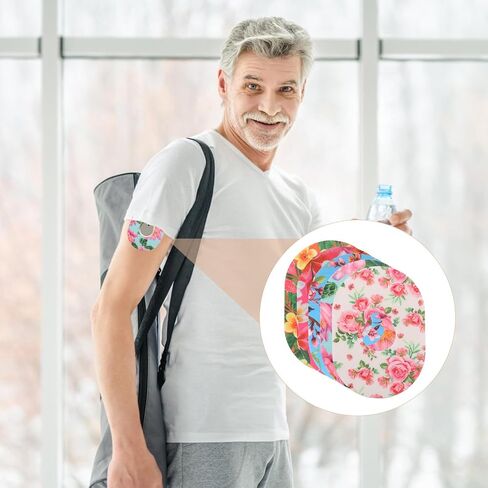 25 قطعة لاصقة لـ Dexcom G7، 5 أنماط مميزة على شكل زهرة رقعة زائدة من القماش غير المنسوج لمراقبة الجلوكوز مجموعة ليكسكام لاصقة مستشعر الجلوكوز المسامي متوافقة مع ملحقات Dexcom G7 in Saudi Arabia