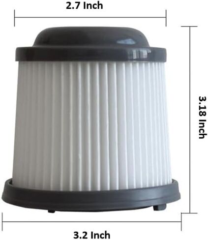 استبدال فلتر HEPA العام القابل للغسل من OYSTERBOY متوافق مع مكانس Black+Decker PVF110 PHV1210 PHV1410 PHV1810 BDH1620FLFH BDH2000PL BDH2020FL Pivot Flex المحمولة in Kuwait