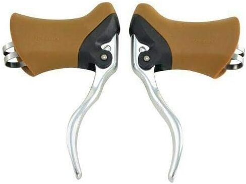 مجموعة ذراع الفرامل TEKTRO RL340 لدراجة الطريق 23.8 مم و24.2 مم فرامل غطاء مطاطي، بني، MH1750 in Kuwait