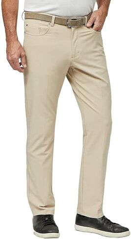 جريج نورمان ML75 بنطلون بيرفورمانس للرجال | 5 جيوب بانت بيرفورمانس | ML75 ستوكات فاخرة - رمادي داكن 34W X 30L in Kuwait