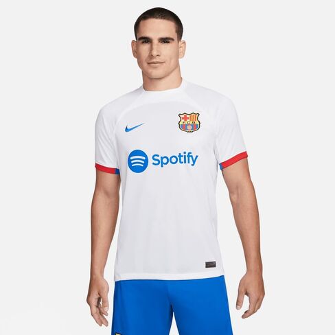 Nike 2023-2024 Barcelona Away Football Soccer T-Shirt Jersey in Saudi Arabia