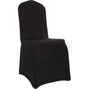 10 PCS Yellow Spandex Chair Covers Dining Room Stretch Chair Covers Protector for Living Room Banquet Wedding Party Dining Decoration (Yellow)