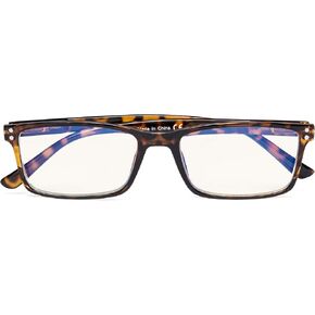 CessBlu Blue Light Filter,Spring Hinges Computer Reading Glasses for Women and Men