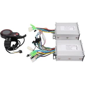 VBESTLIFE 36/48V 450W Electric Bike Brushless Controller, LH100 Color LCD Screen Display Dual Drive Controller Kit for Electric Bicycle Scooter