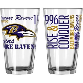 Baltimore Ravens Official NFL 16 fl. oz. Spirit Pint Glass