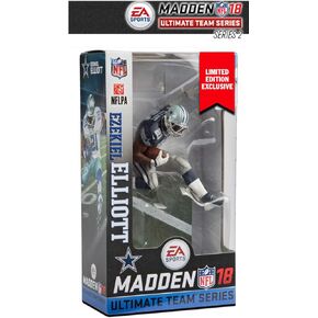 McFarlane Ezekiel Elliott (Dallas Cowboys) Limited Edition Exclusive EA Sports Madden NFL 18 Ultimate Team Series 2