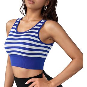 JBT Sports Bras for Women High Impact Women's Sports Bra Running Yoga Bra Workout Crop Tank Tops Longline Push up