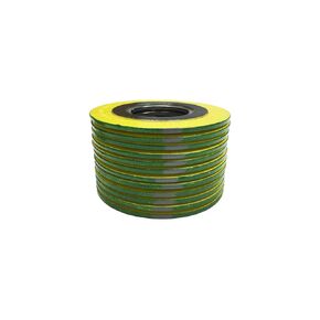 Sterling Seal 9000IR12316GR900X12 316L Stainless Steel Spiral Wound Gasket with 316SS Inner Ring and Flexible Graphite Filler, for 12" Pipe, Green Band with Grey Stripes (Pack of 12)