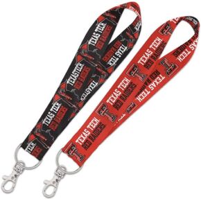 NCAA Texas Tech University Red Raiders Key Strap with 6 Inch Loop and Swivel Lobster Clasp