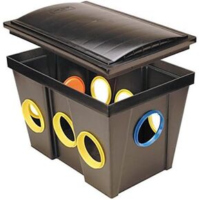 Tuf-Tite 9-Hole Distribution Box with Fittings (For 4" Pipe)