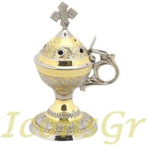 Christian Orthodox Greek Censer (4886-gn)