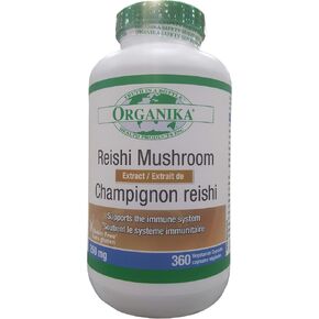 Organika Reishi Mushroom Veggie Capsules, 360 Count