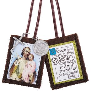 Autom St. Joseph Scapular with Medals