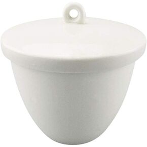 بوتقة بورسلين بغطاء، سعة 200 مل، للمدرسة والمختبر in Kuwait