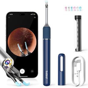 Ear Wax Removal Tool with Camera:Bebird Note 5 Ear Cleaner with Otoscope and Light,Visual Earwax Cleaning Kit 3 in 1 Ear Scope WiFi Earwax Remover,Multi Earwax Cleaning Replacement Tips in Kuwait