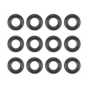 MECCANIXITY Nitrile Rubber O Ring 0.31" OD 0.16" ID 0.08" Width NBR Sealing Gasket Washer Seal O-Ring for Faucet Plumbing Air Gas Repair, Black, Pack of 12