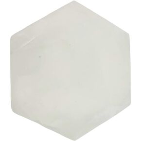 Crystal Joys Selenite Charging Plate (3 inch hexagon)