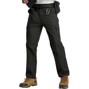 TBMPOY Mens Cargo Tactical Pants Stretch Ripstop Work Pants Water Resistant Hiking Pant for Outdoor