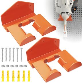 2 Pack Garage Storage Garage Organizer Trimmer Rack Weedeater Hanger, for Grass Trimmer, Hedge Trimmer, Garage Trimmer, Weed Trimmer, Garden Tool, Garage Storage Organizer