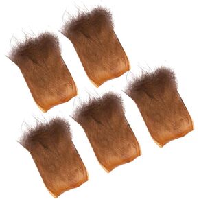 Kisangel 5 Sheets Coconut Tree Bark Artificial Palm Tree Barks Brown Coconut Bark Sheets for Small Garden Plant Barks Decor
