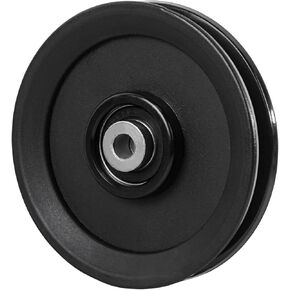 Luwint 4.5" Bearing Pulley Wheel, Pulley Replacement Home Gym System Equipment Parts Cable Machine