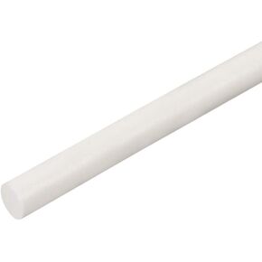 Silicone Foam Seal Strip 6mm Dia x 4m Long for DIY Gasket, Warehouse, Pads, Foam Tubing, Crafts, Round Solid Sponge Strip Rubber Weather Stripping White