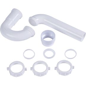 P9703BG P-Traps with Threaded Adapter, 1-1/2", White