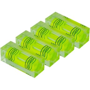 Generic High-precision mini level bubble, 40 * 15 * 15mm, 4PCS (Nonmagnetic)