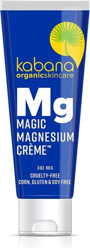 Magic Magnesium Cream | Soy & Corn & Gluten & Fragrance Free | Organic Ingredients | Mg | 3 Ounce Tube in Saudi Arabia