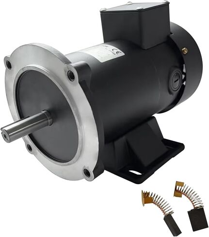 محرك Yaetek DC، 1/4 حصان، 56C، 90 فولت، 1750 دورة في الدقيقة، TEFC، محرك DC مغناطيسي دائم in Kuwait