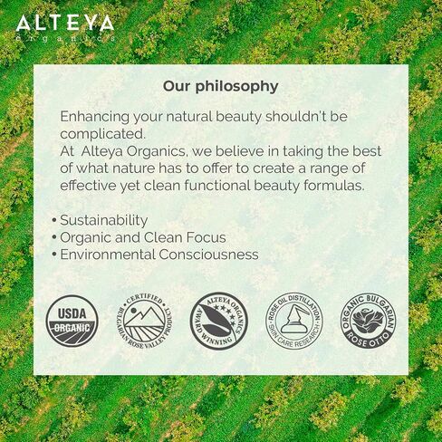 Alteya Organics Lavender Oil USDA Certified Organic Essential Oil, 3.4 Fl Oz/100 mL Steam-Distilled Lavandula Angustifolia Aromatherapy Oil in Saudi Arabia