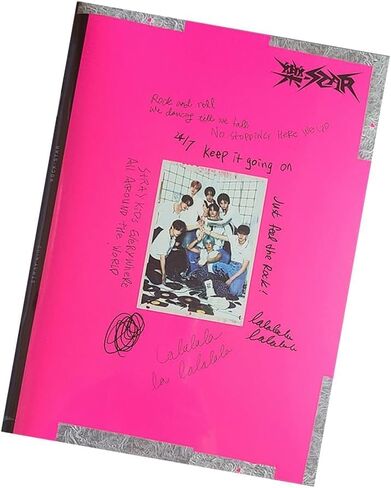 STRAY KIDS: ROCK-STAR (ROCK ver.) القرص المضغوط للألبوم المصغر الثامن + ملصق مطوي + مجموعة بطاقات صور للفيلم + ملصق صغير + بطاقة صور للوحدة + ملصق + بطاقتان صور إضافيتان + 1 قناع KPOP Idol + مرآة in Kuwait