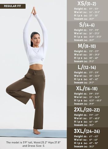 Women's Fleece Lined Wide Leg Sweatpants Water Resistant Thermal Winter Yoga Hiking Loose Bootcut Pants w Pockets in Saudi Arabia